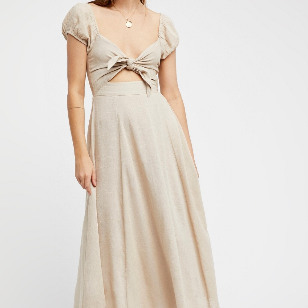 Free People The Getaway Midi Dress Size Large